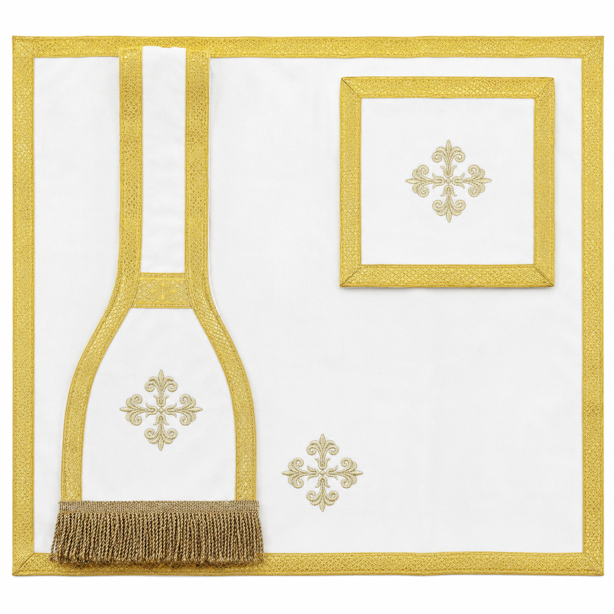 Roman Chasuble, White