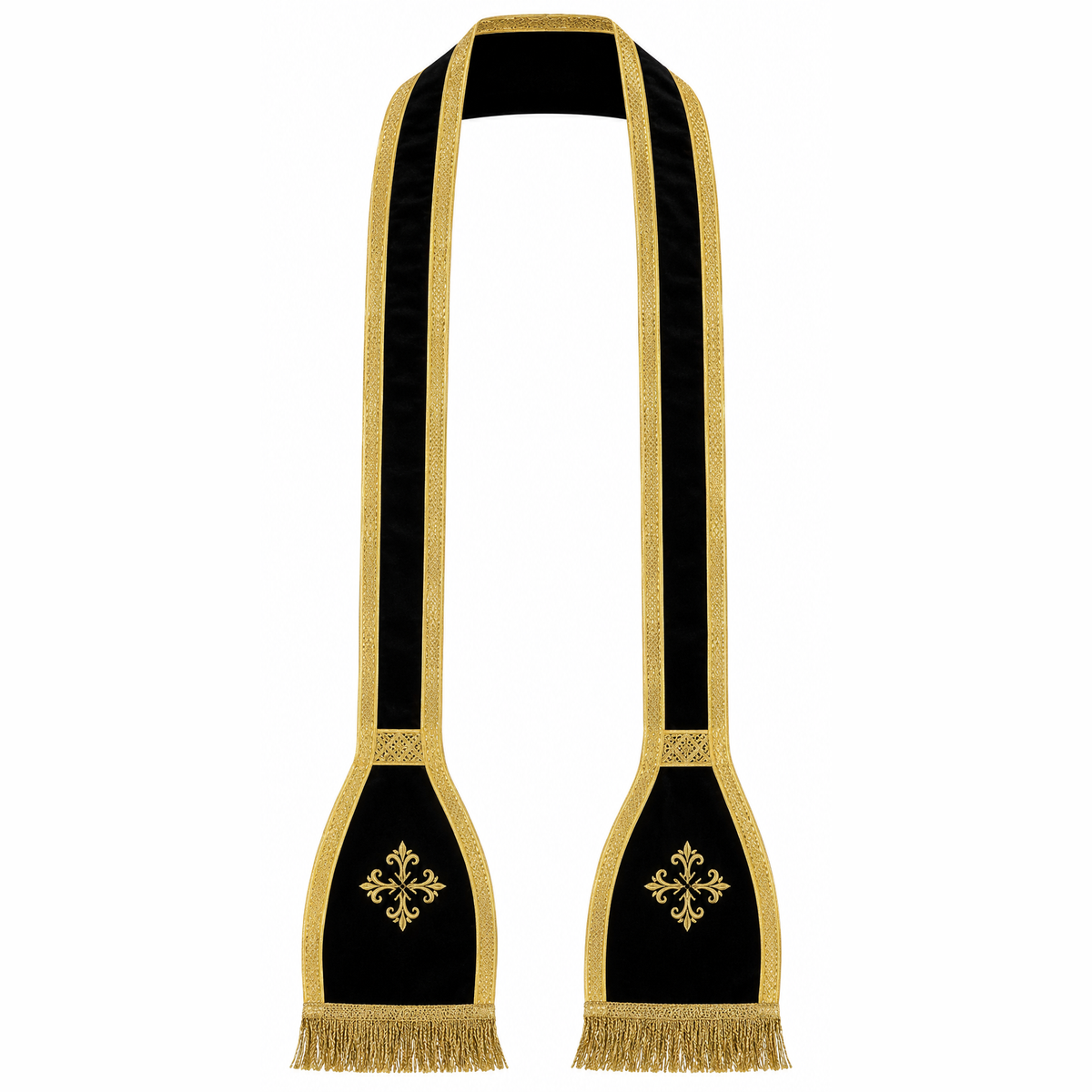 Roman Chasuble Black