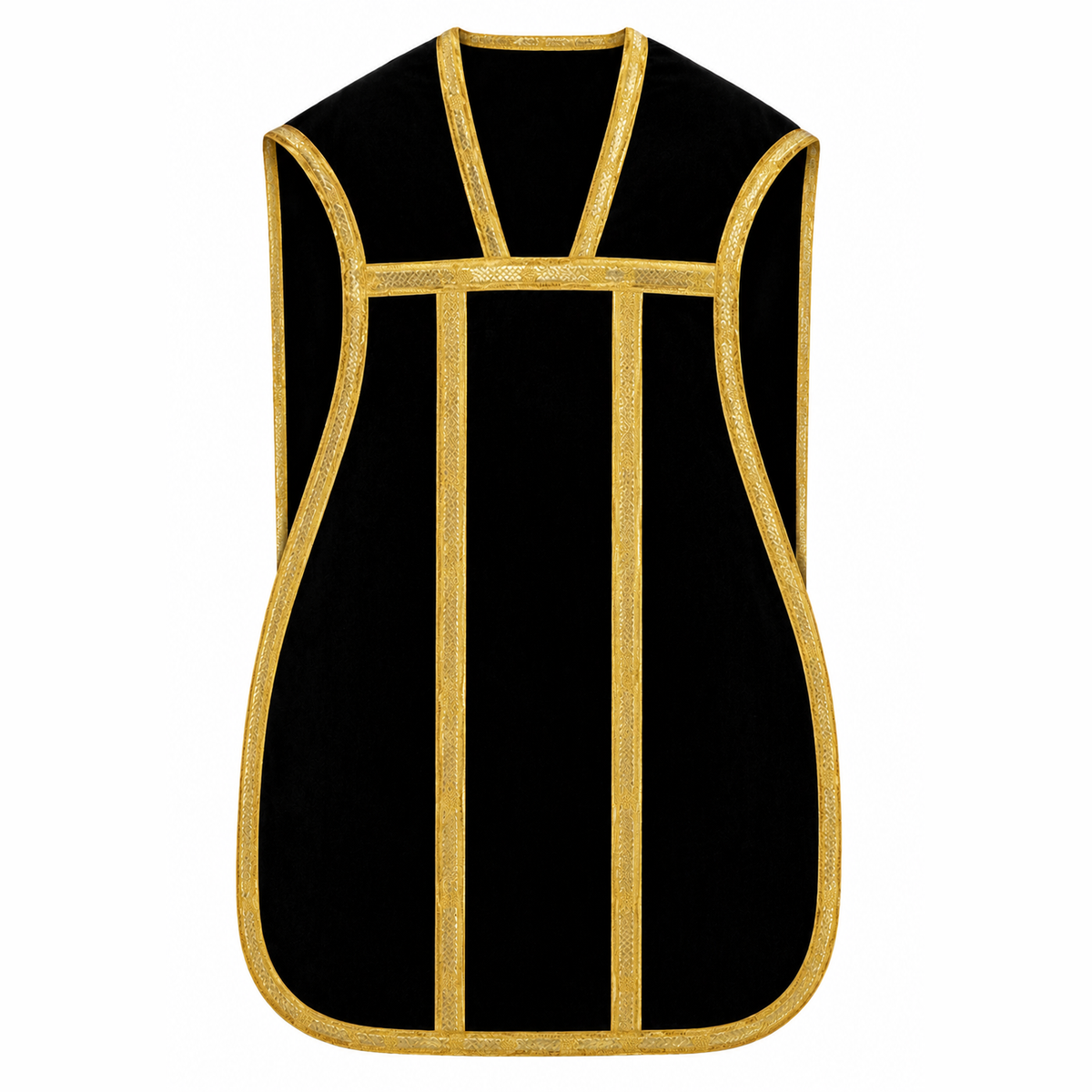 Roman Chasuble Black
