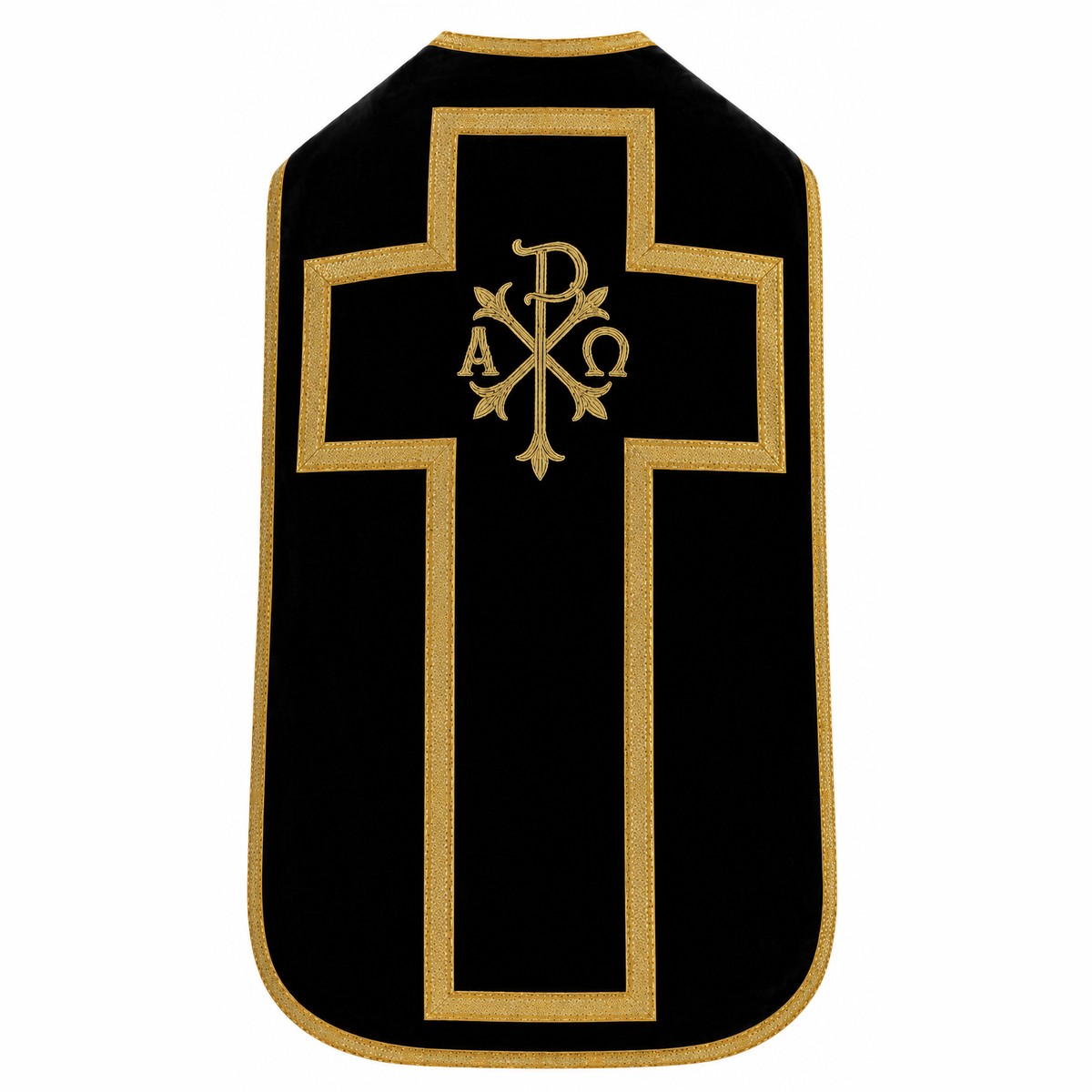 Roman Chasuble Black