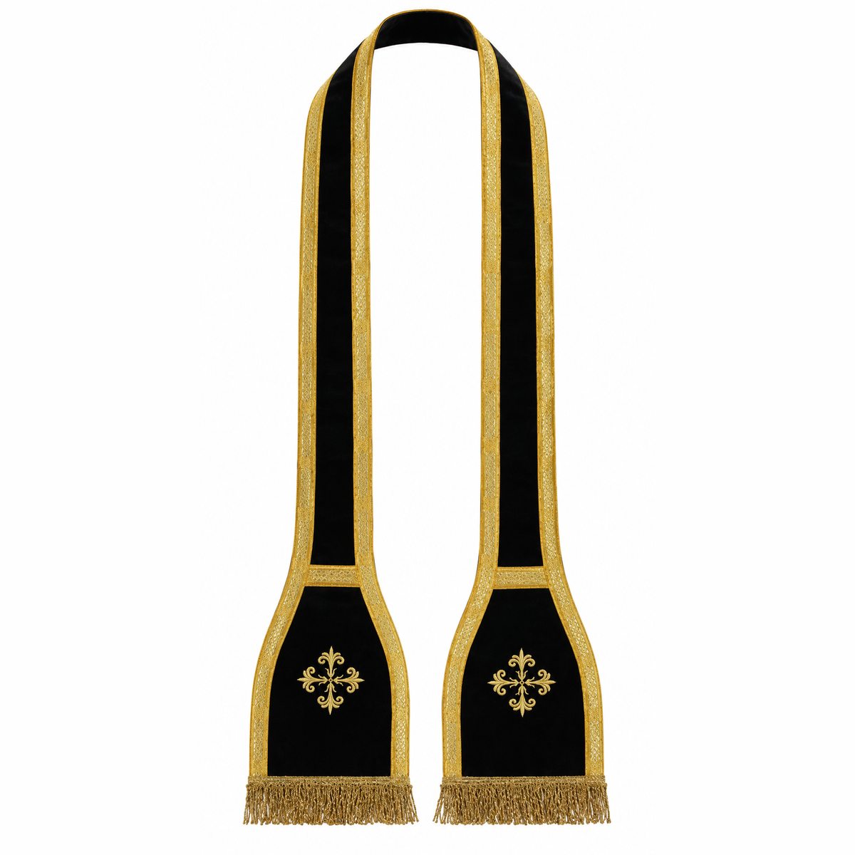 Roman Chasuble Black