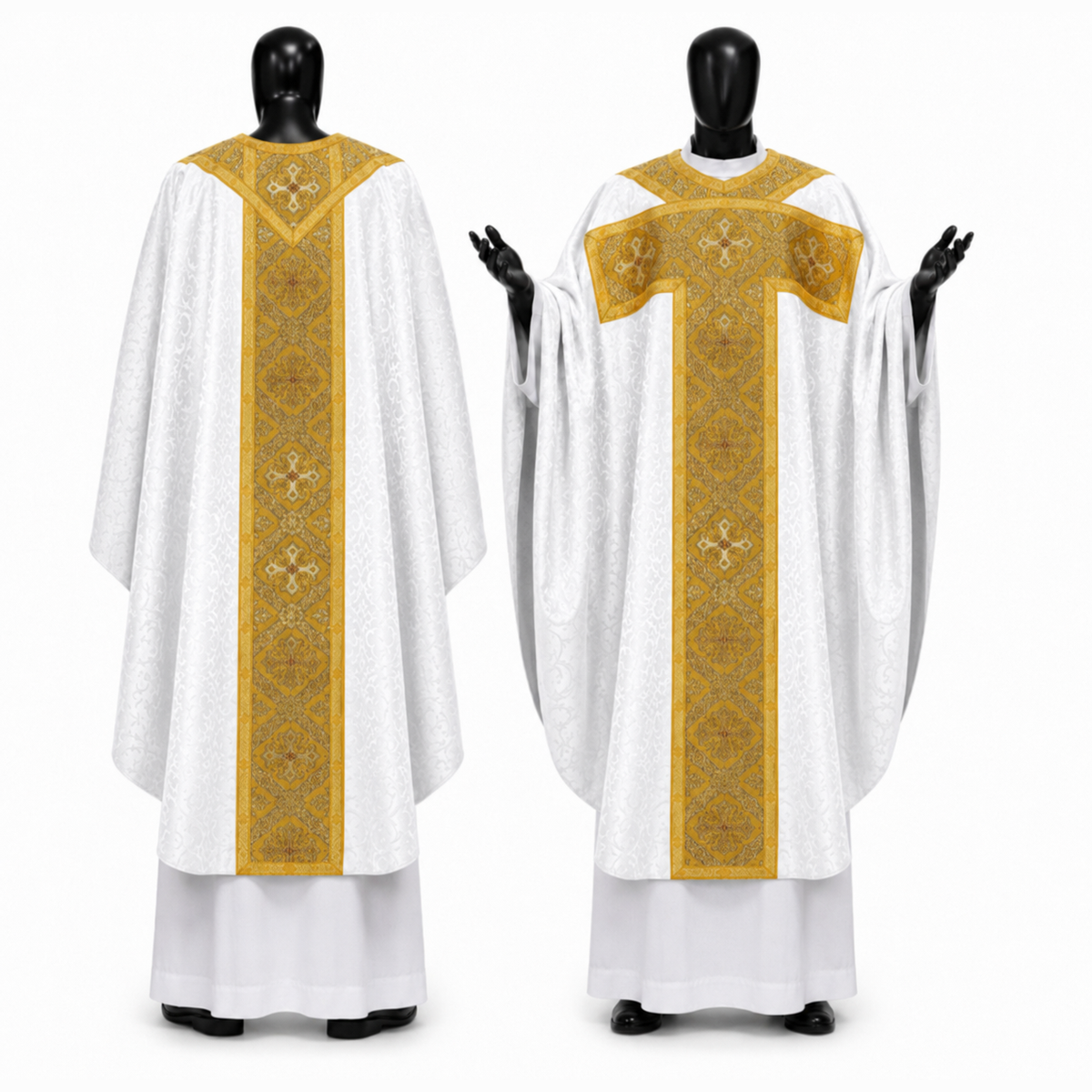 White Gothic Chasuble