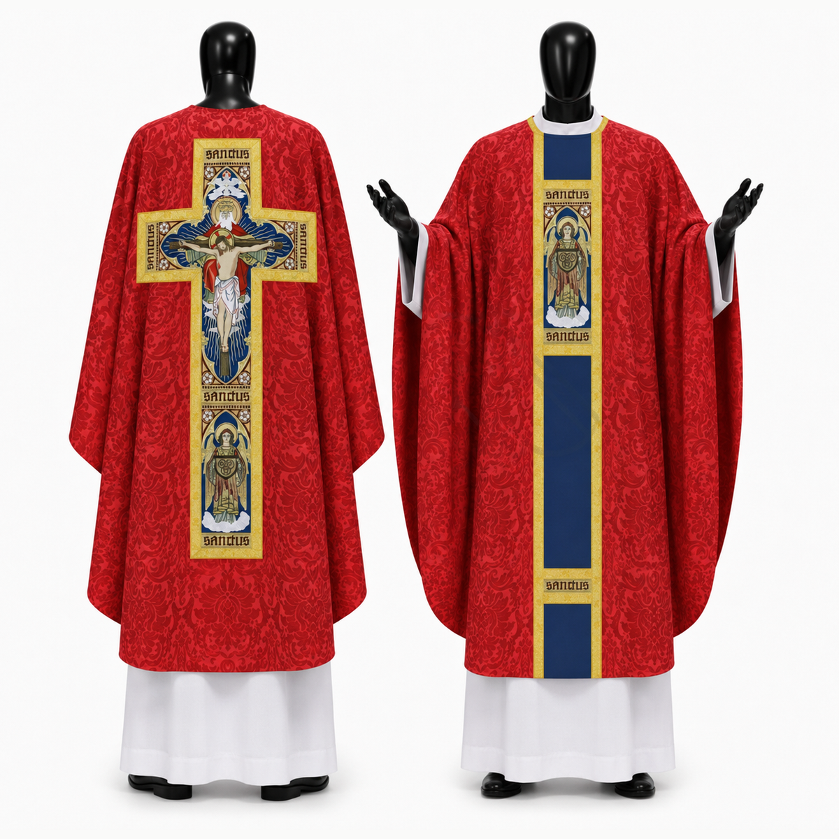 Gothic Chasuble Red