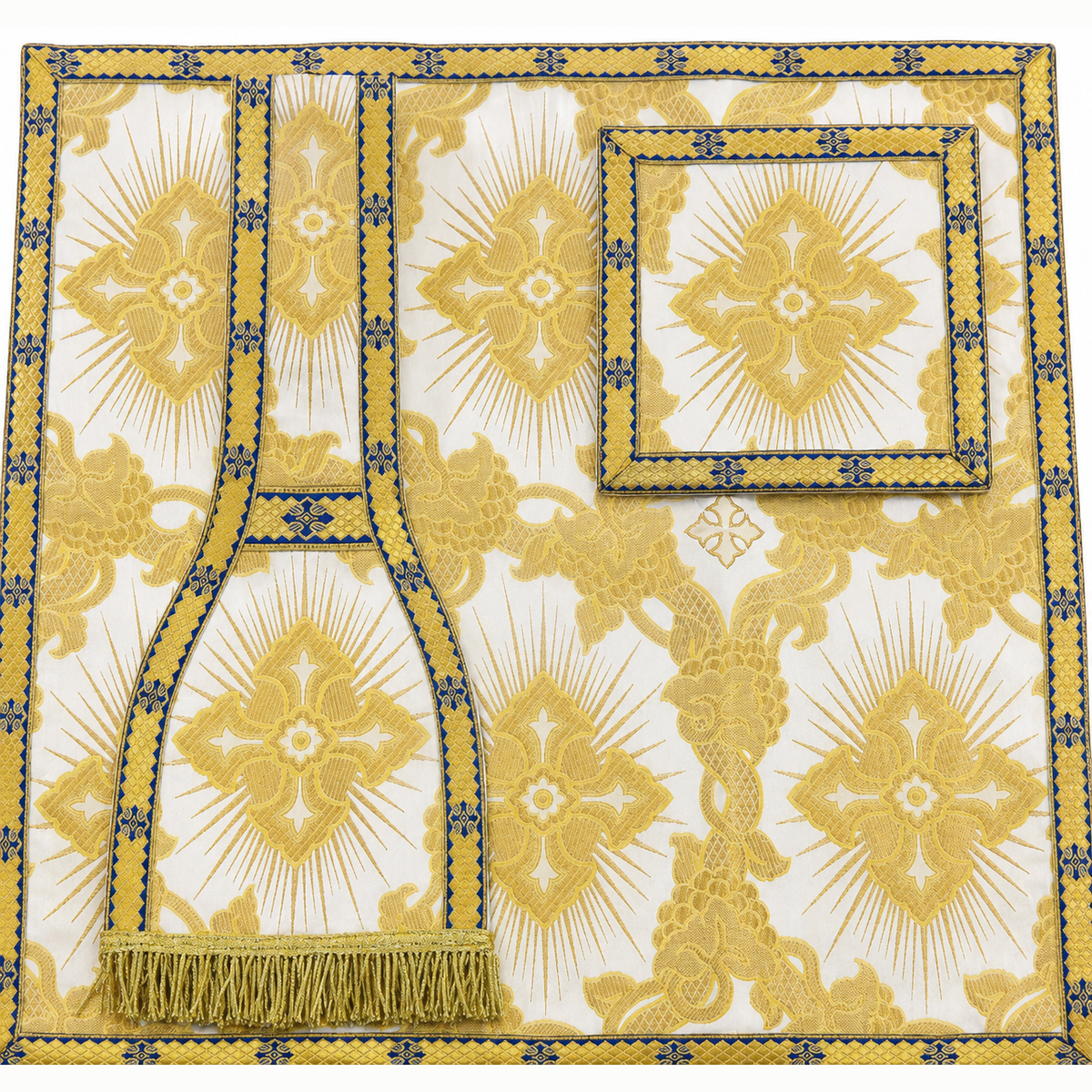Roman Chasuble "Heart of Jesus, Mary, Joseph"
