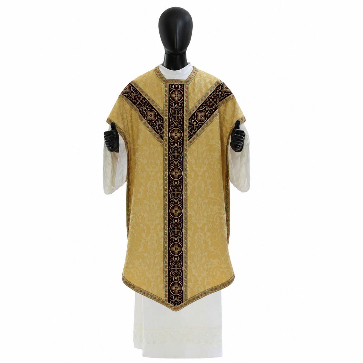 Pugin-style Chasuble Gold