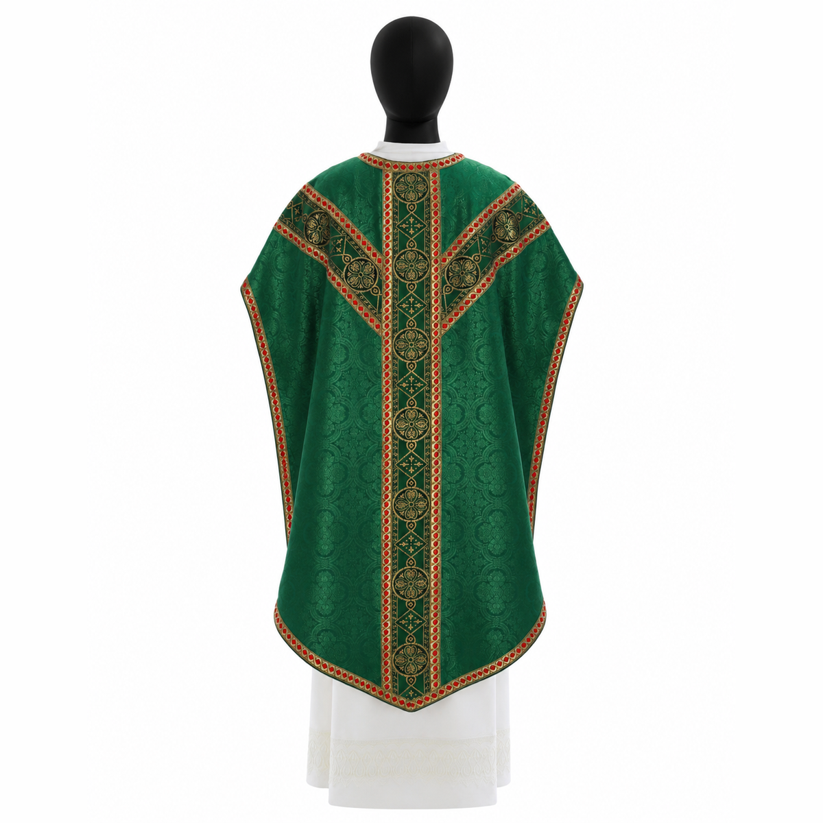 Pugin Style Chasuble Green