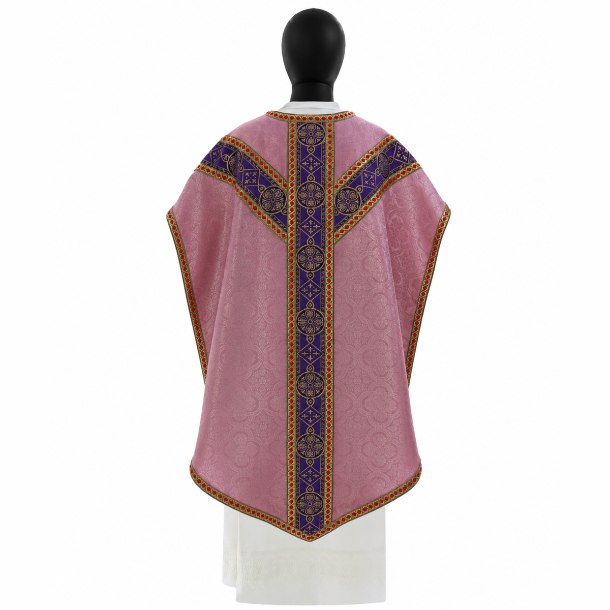 Pugin Style Chasuble Rose