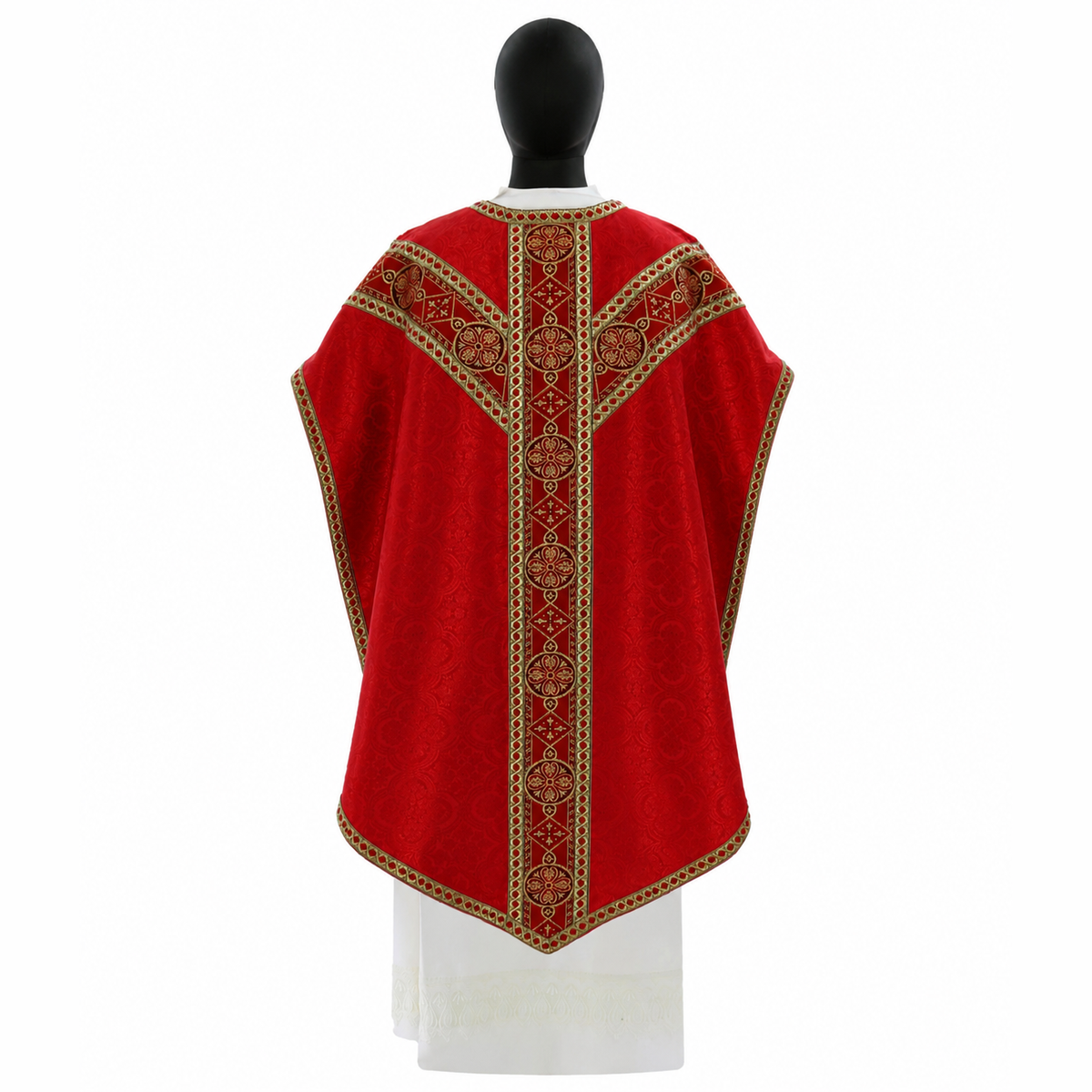 Pugin style Chasuble in Red