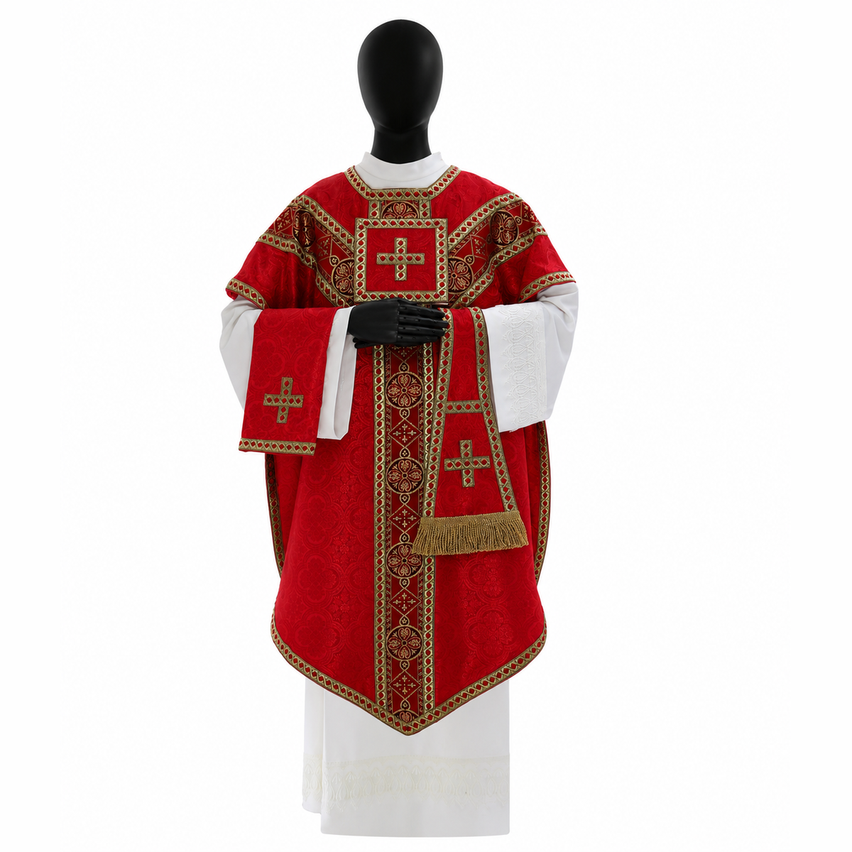 Pugin style Chasuble in Red