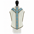 Pugin style chasuble Cream and blue