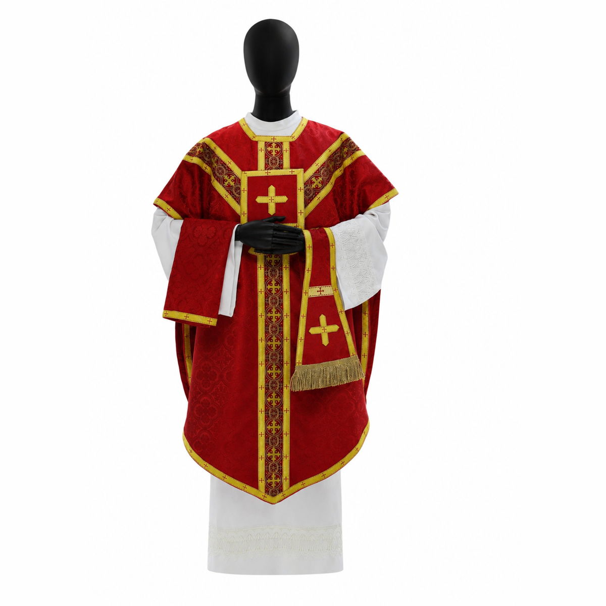 Pugin Style Chasuble in Red