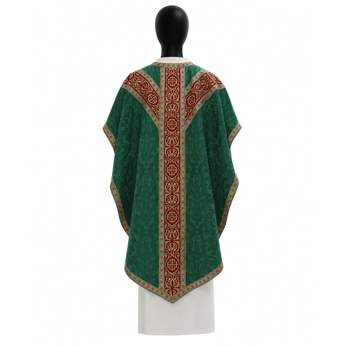 Pugin-style Chasuble Green