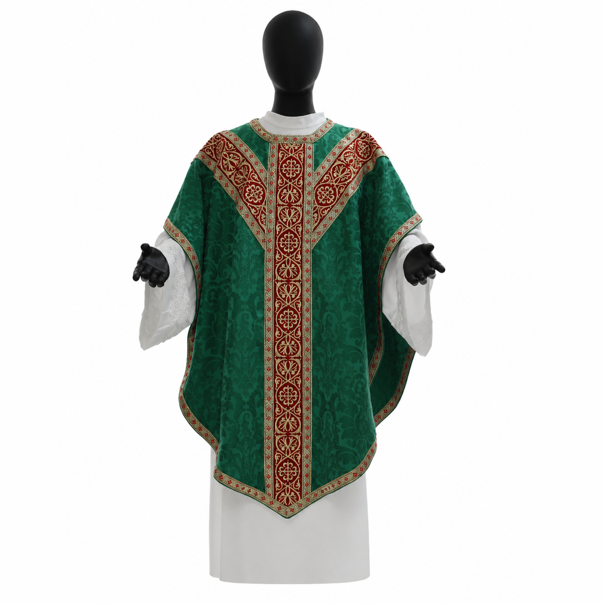 Pugin-style Chasuble Green