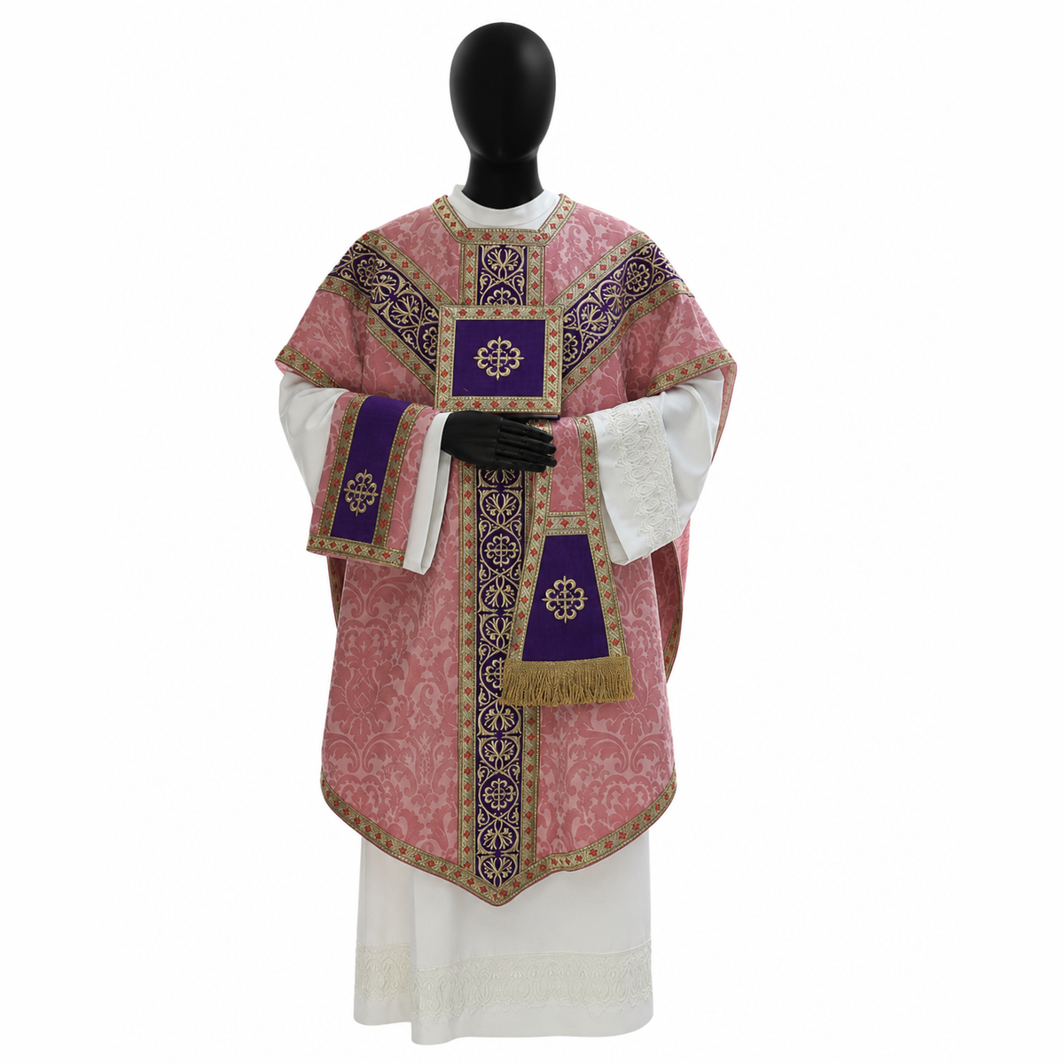 Pugin-style Chasuble Pink