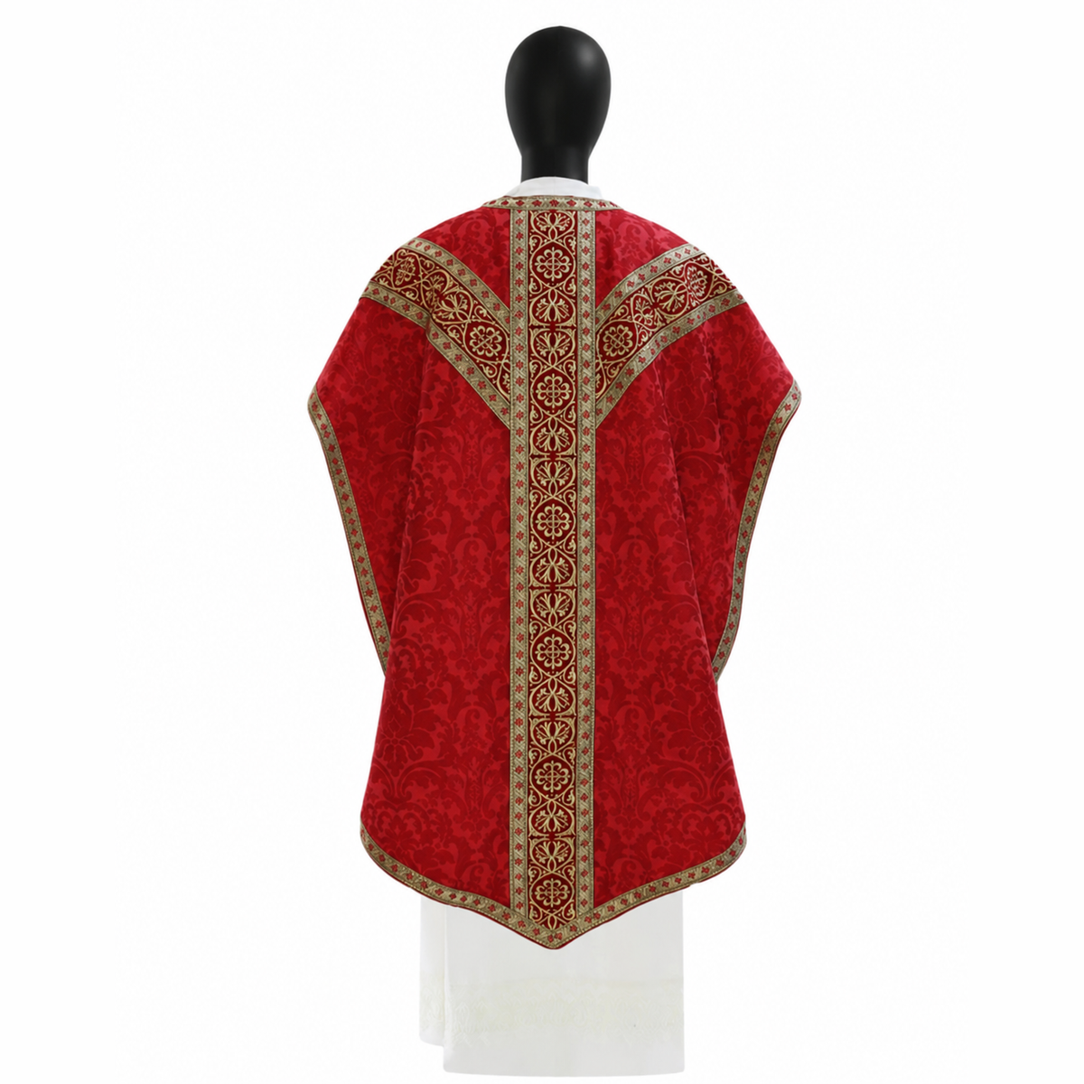 Pugin-style chasuble, Red