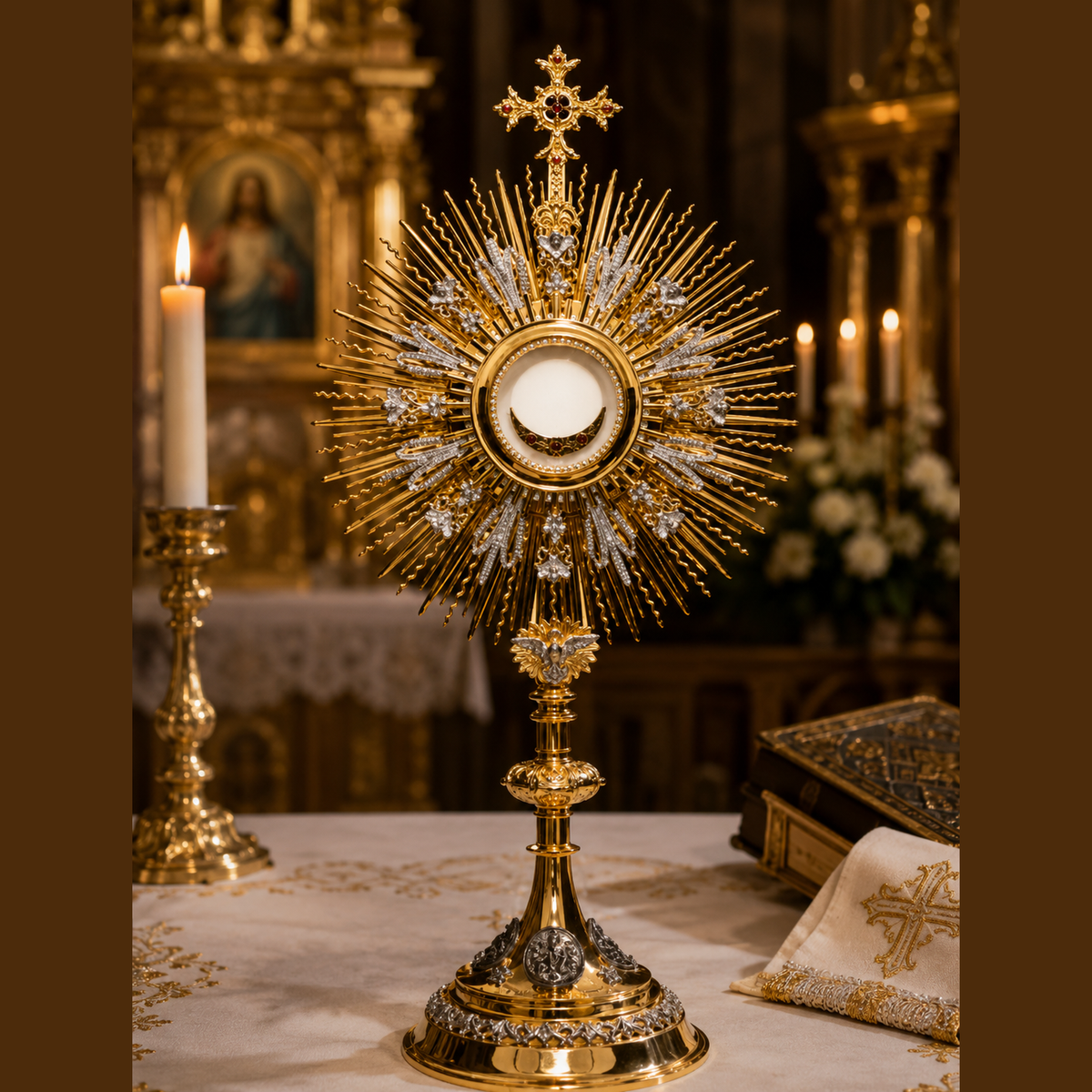 Monstrance - height 70 cm MN01-002