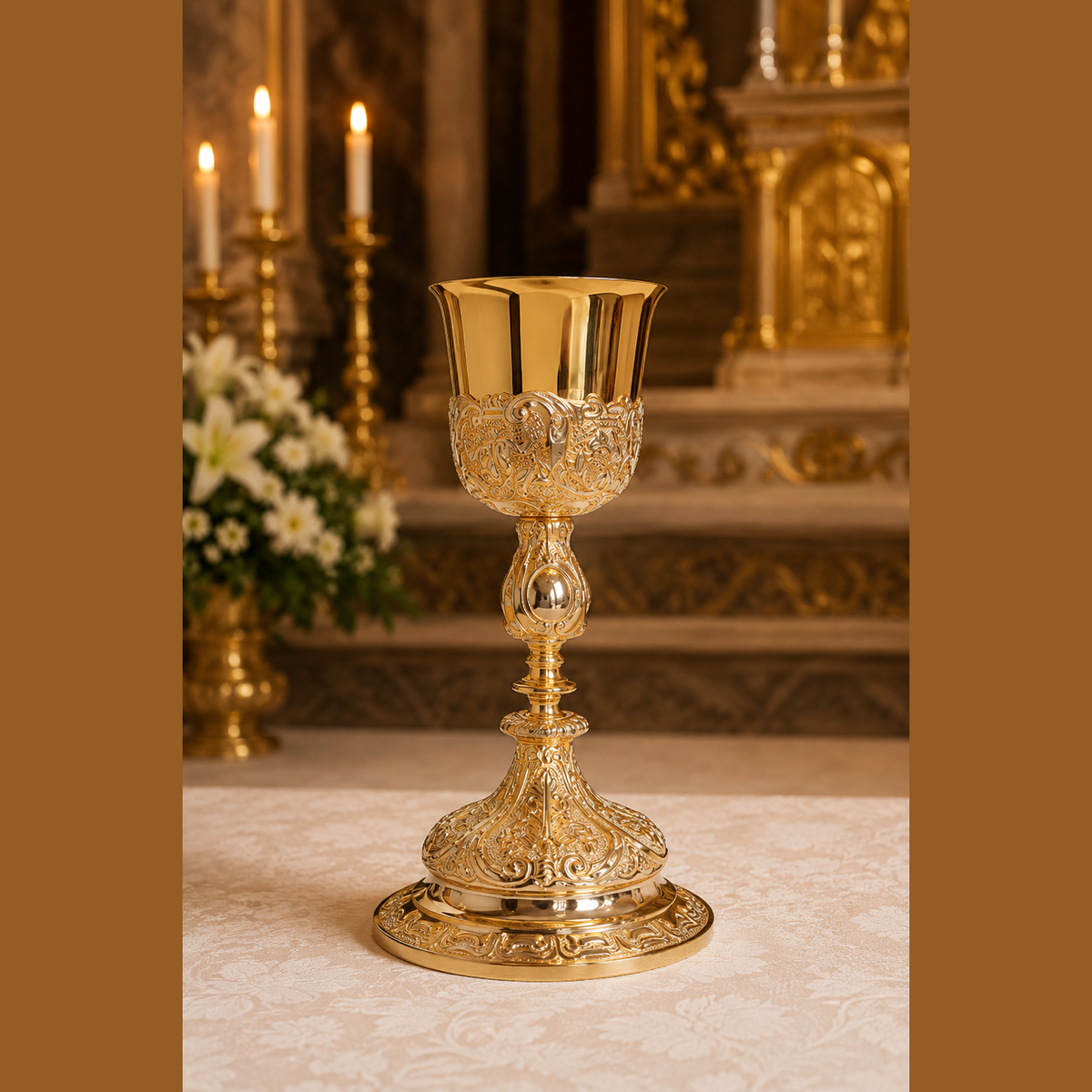 Baroque liturgical chalice KL01-002