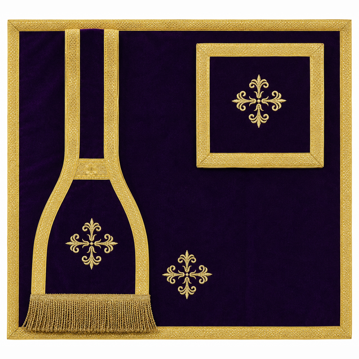 Roman Chasuble, Violet