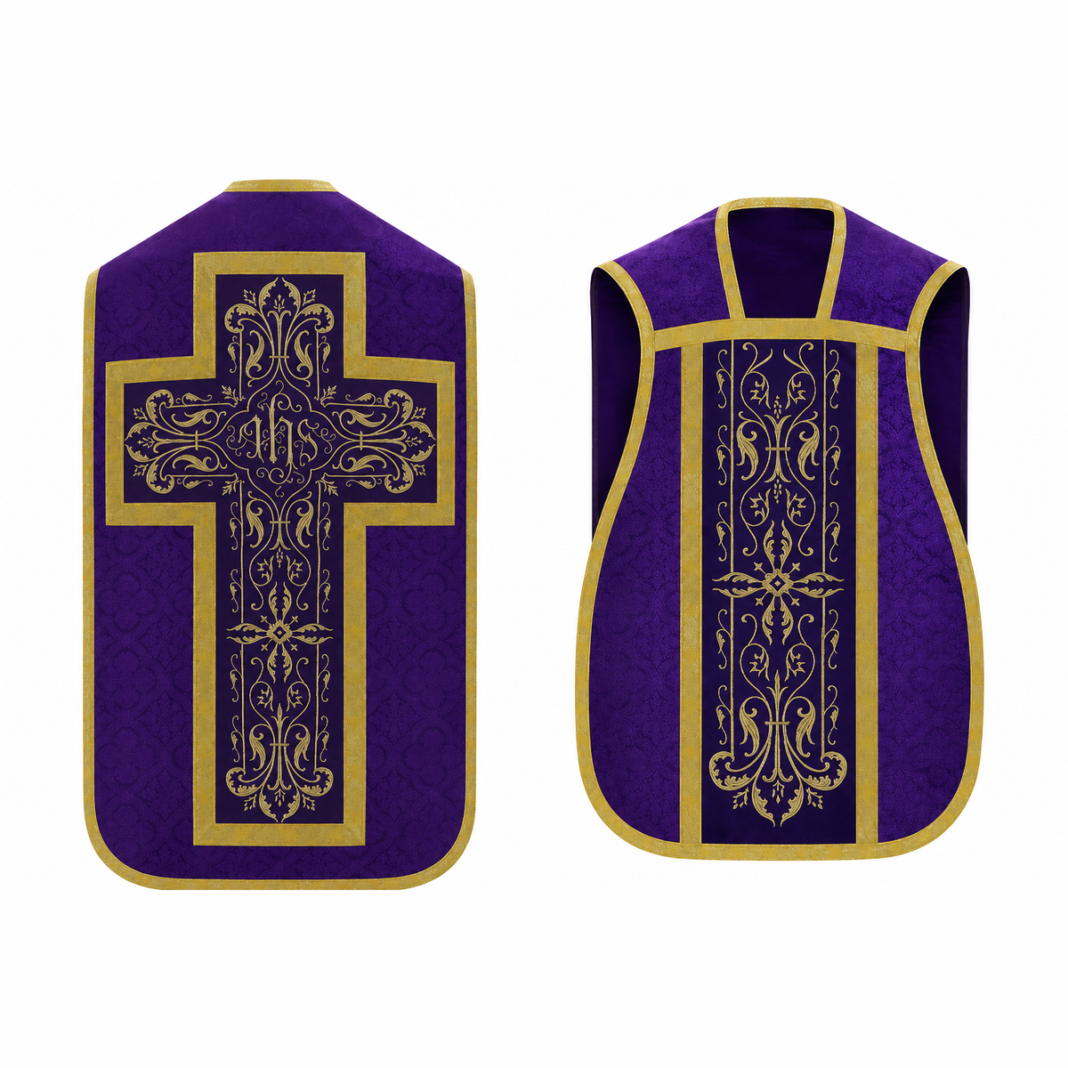 Roman chasuble Violet