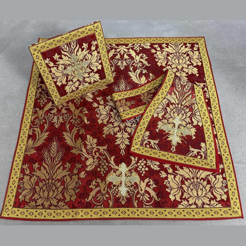 Roman chasuble with cross Red
