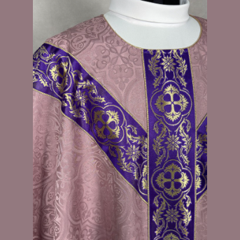 Semi-Gothic Chasuble, Pink