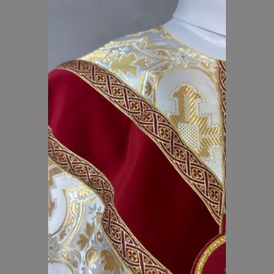 Semi-Gothic Cream Chasuble