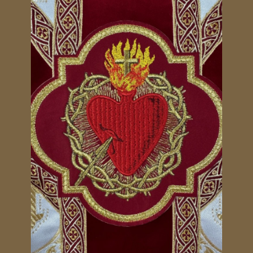 Semi-Gothic Cream Chasuble