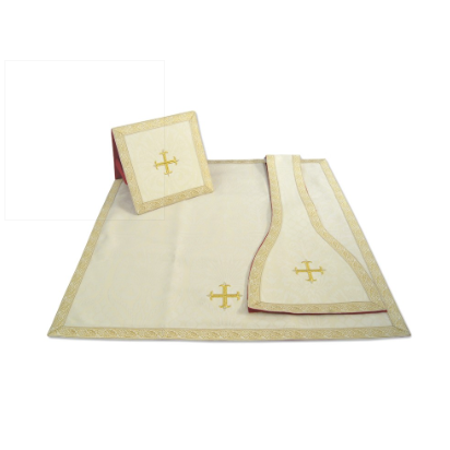 Roman Chasuble with Cross, Cream