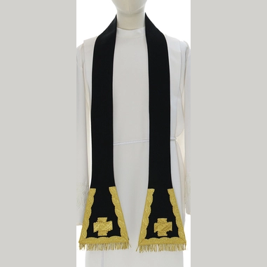 Roman Chasuble Black