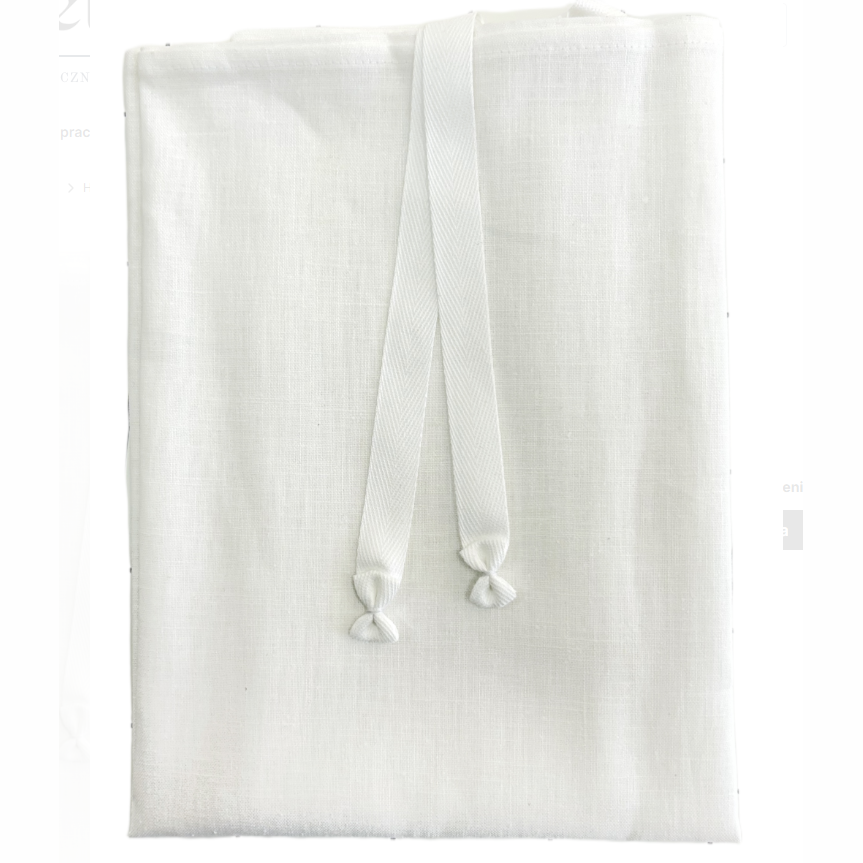 Linen amice with embroidered cross HM01-008