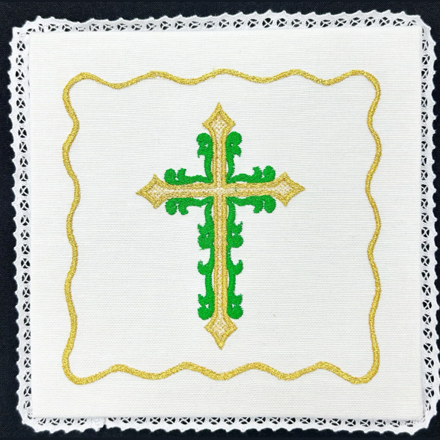 Palla with embroidered cross BK01-024