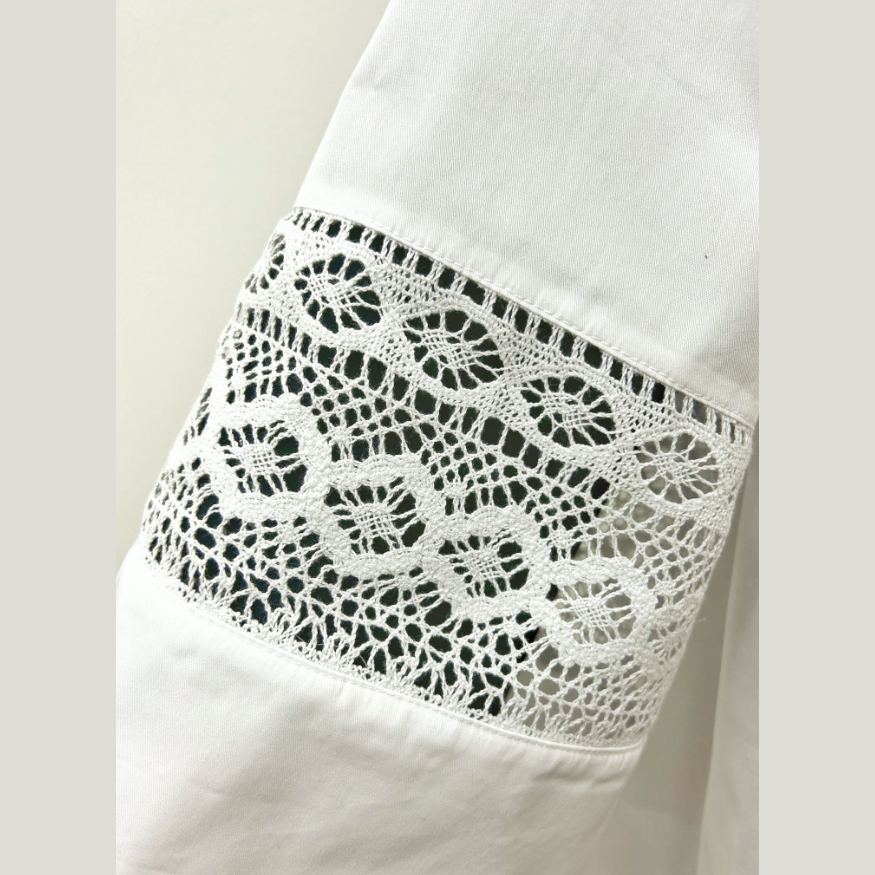 Alb with a cotton insert ALB01-012