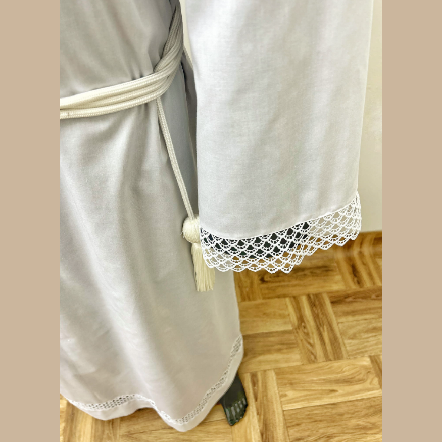 Alb with lace insert ALB01-014