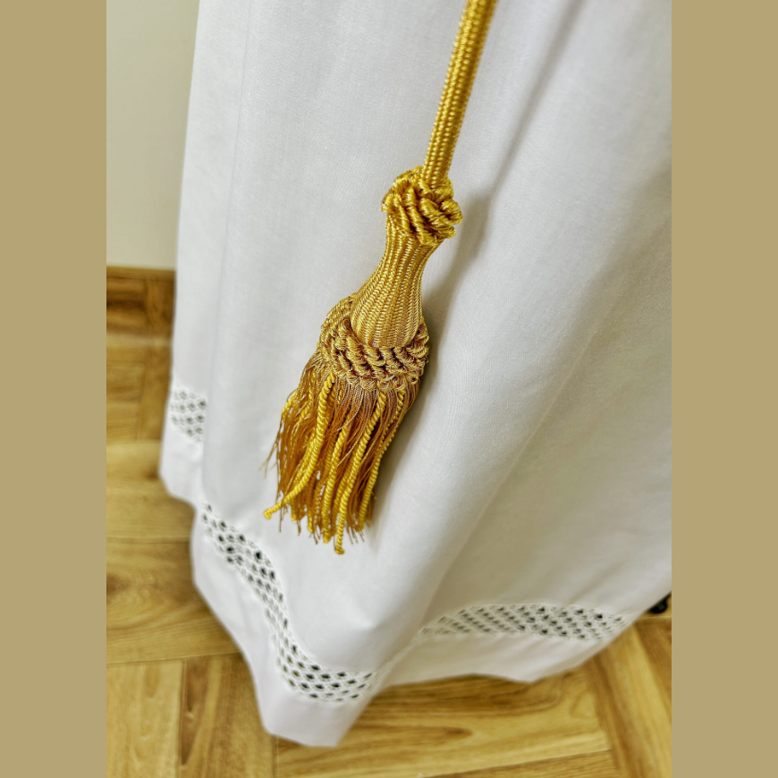 Gold cincture with decorative finish CG01-020