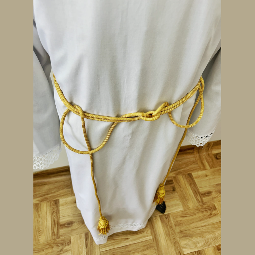 Gold cincture with decorative finish CG01-020