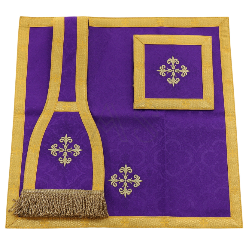 Roman Chasuble with the Holy Trinity, Purple