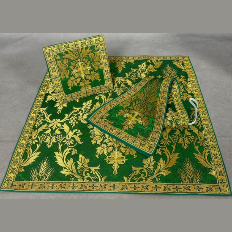 Roman Chasuble with Green Cross