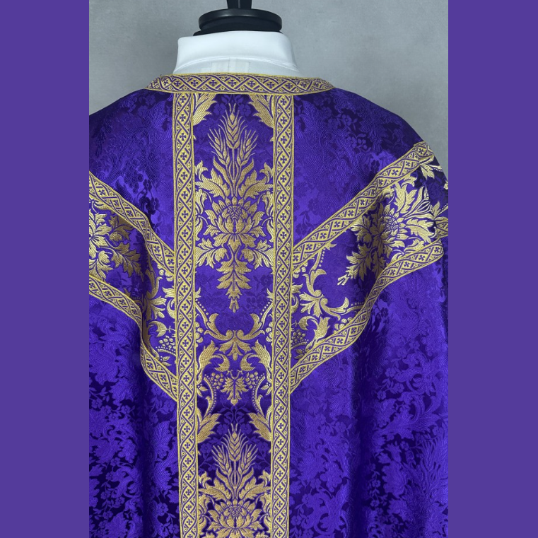 Semi-Gothic Chasuble, Purple