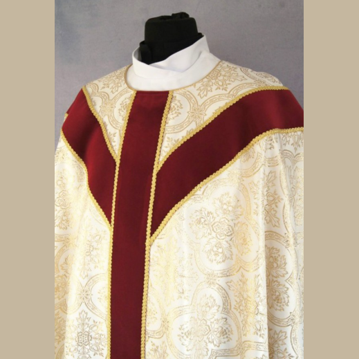 Semi-Gothic Chasuble White