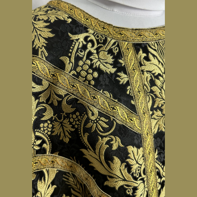 Semi-Gothic Chasuble, Black