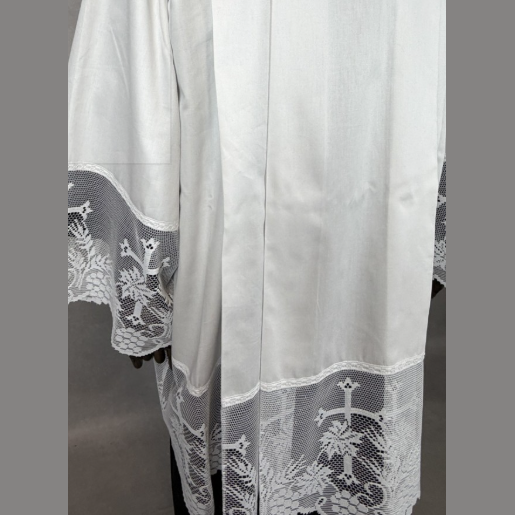 Cotton surplice with pleats KM01-020