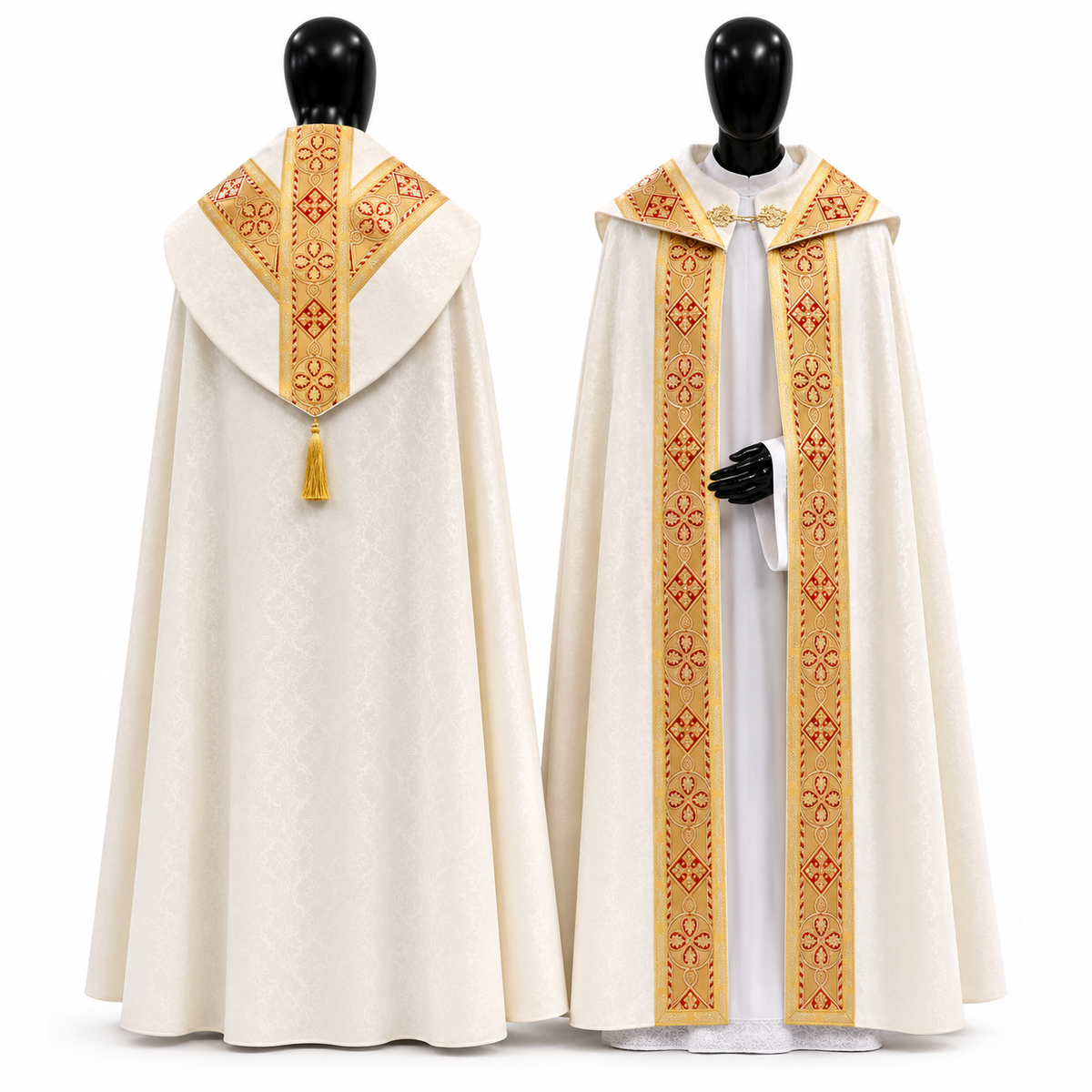 Semi-Gothic Cope, Cream