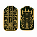 Roman Chasuble with Embroidery Green