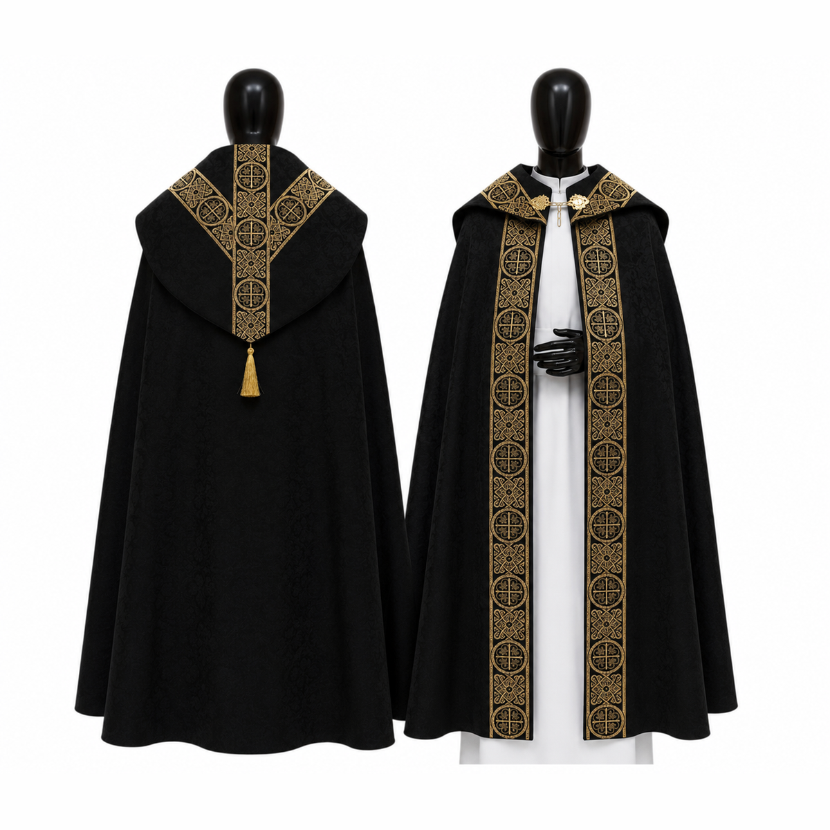 Black Semi-Gothic Cope