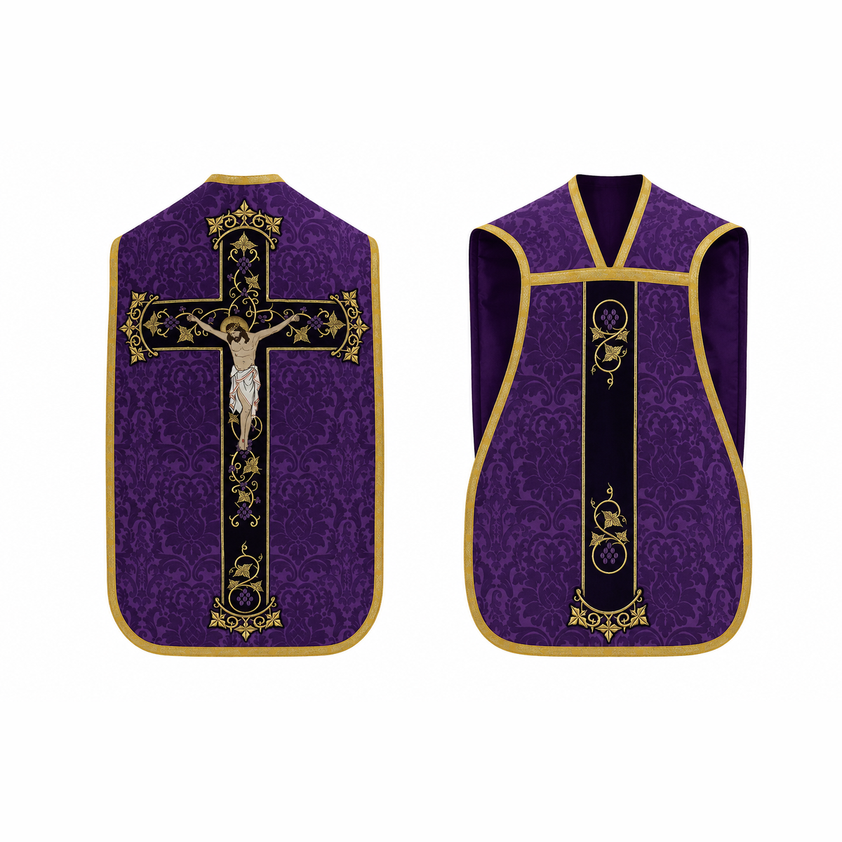 Roman chasuble "Crucifixion"