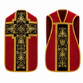 Roman chasuble with cross Red