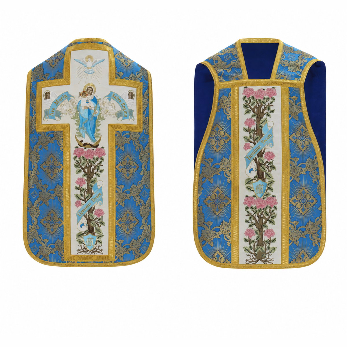 Marian Roman chasuble Marian