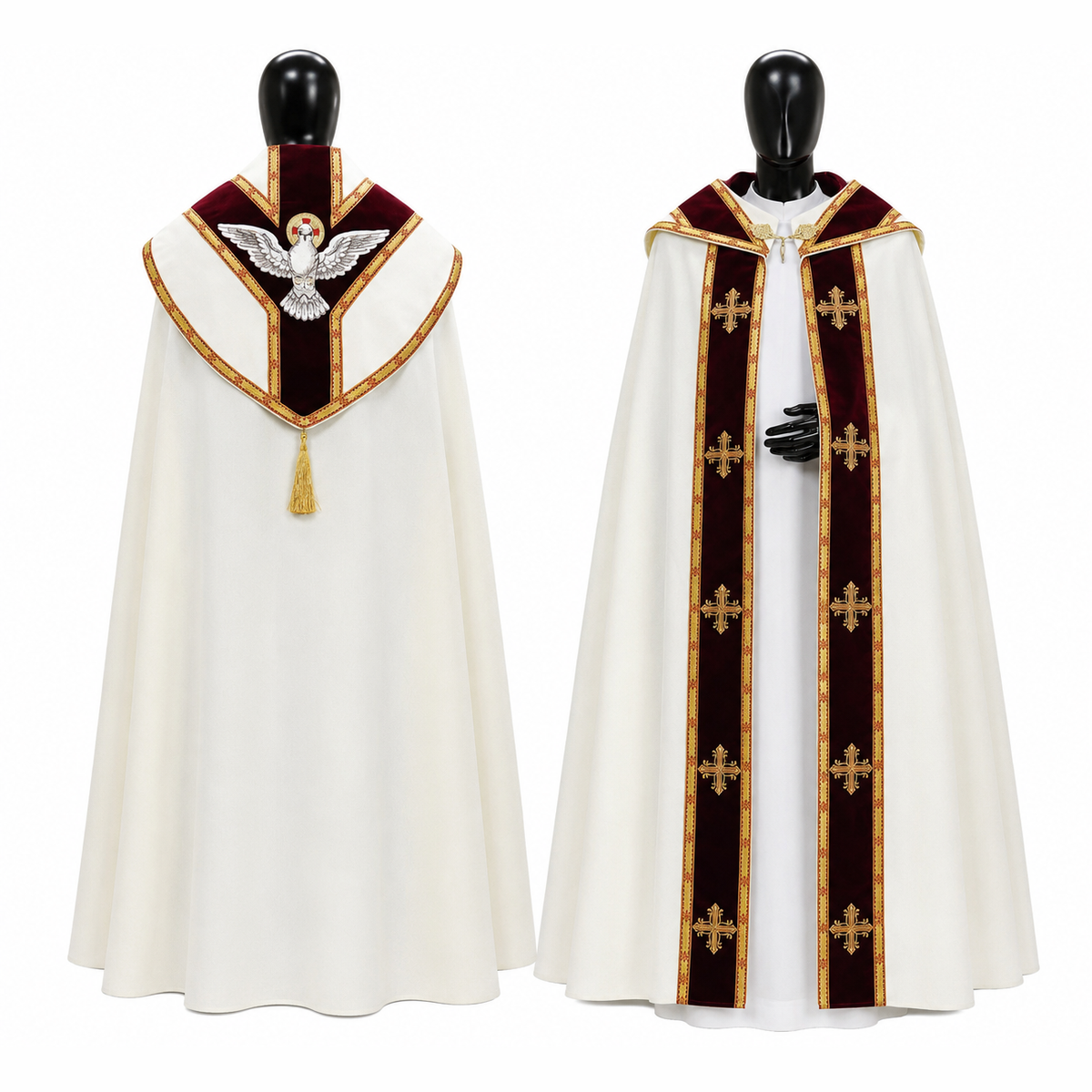 Semi-Gothic Cream Cope
