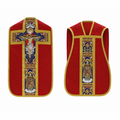 Roman Chasuble with the Most Holy Trinity Red