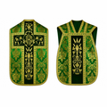 Roman Chasuble with Green Cross